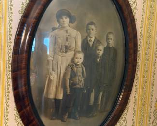Antique family portrait