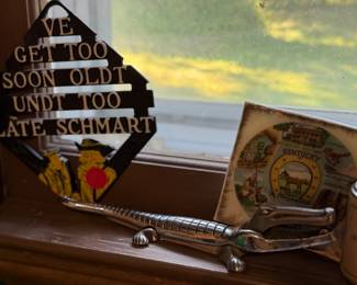 Trivet, alligator nut cracker