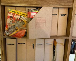 Hundreds of vintage hot rod magazines
