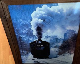 Train / winter scene