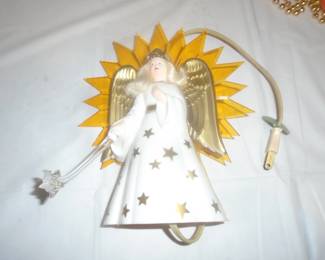 Vintage haed plastic Christmas