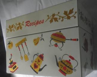 MCM recipe box