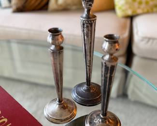 Sterling candlesticks