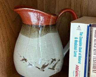Stoneware pitcher