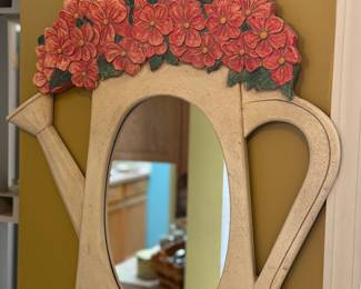 Watering can mirror