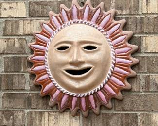 Outdoor sun wall hanging