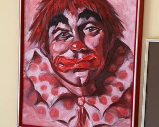 Clown painting