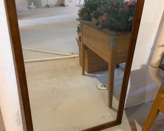Mid-century modern mirror
