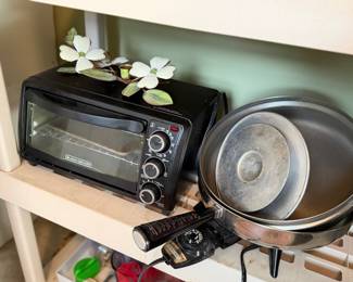 Toaster oven, electric frying pan