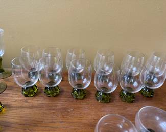 Vintage glassware