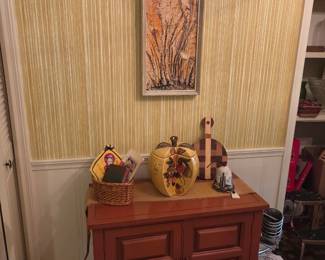 welcoming storage corner