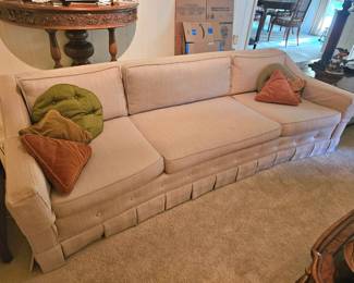 mid-century curved couch