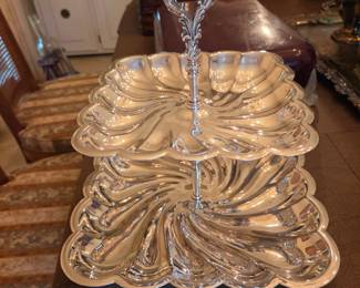unique spare plated serving piece