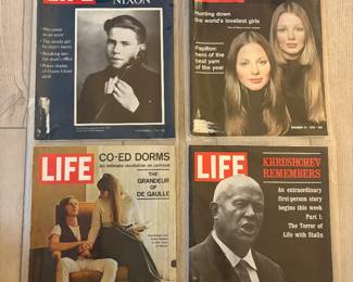 Vintage 1970s LIFE Magazines