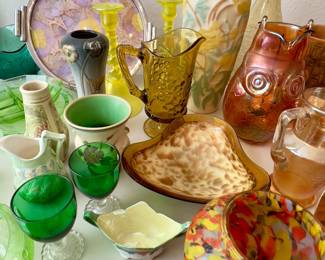Antique Pottery and Depression Glass