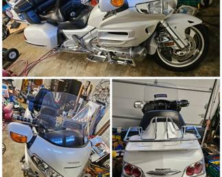 2008 Honda Goldwing, 49k miles, $7,700