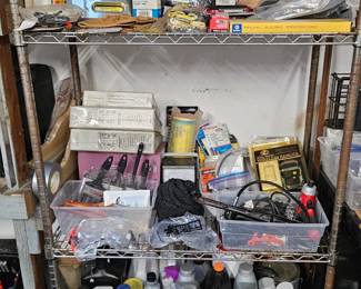 Most items on top rack are Brand New