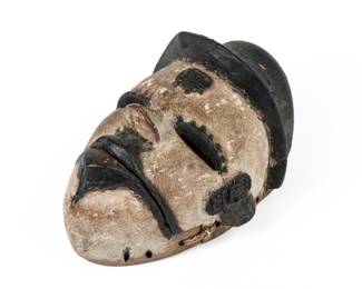  African Ogoni Elu Spirit Wood Mask - Carved & Painted Wood - Nigeria