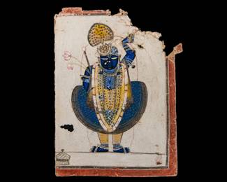 18th century antique indian miniature painting Rajput paintings Mughal, Pahari or Deccani miniatures, 