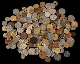 Large Mixed Lot Of Vintage World Coins – International Foreign Currency 