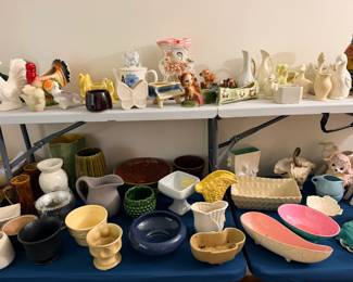 Red Wing Pottery, McCoy, Frankoma Pottery, Russel Wright