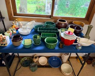 Red Wing Pottery, McCoy, Frankoma Pottery, Russel Wright