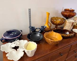 Red Wing Pottery, McCoy, Frankoma Pottery, Russel Wright