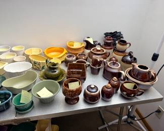 Red Wing Pottery, McCoy, Frankoma Pottery, Russel Wright