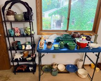Red Wing Pottery, McCoy, Frankoma Pottery, Russel Wright