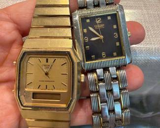 Men’s watches.  Seiko and citizen Timex and more 