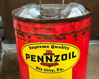 Pennzoil 5 gallon Metal Can