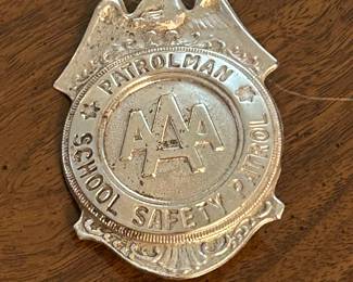 AAA School Safety Patrol Badge