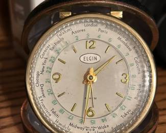 Elgin Travel Clock