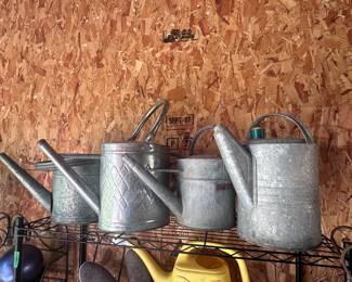 Galvanized Watering Cans