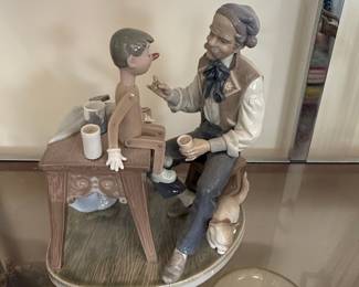 Lladro The Puppet Painter Figurine