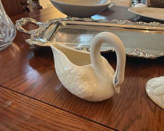Belleek Swan Creamer