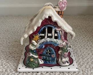 Blue Sky Clayworks Mouse House Tea Light Holder CL20008