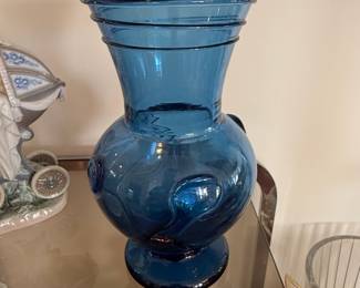 Wheaton Arts Cobalt Blue Art Glass Vase