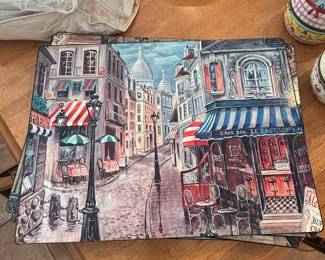 Pimpernel Parisian Scenes Placemats- set of 7