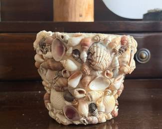 Anthropologie Seashell Citronella Candle