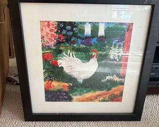 Paragon Picture Gallery "PP JANET" by Smith Framed Rooster Print