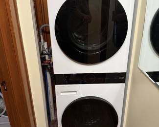 Stackable LG Washer and Dryer available for presale. Ventless and still under warrantee. Purchased and installed in February 2026 by Schaffer's. $1500 OBO