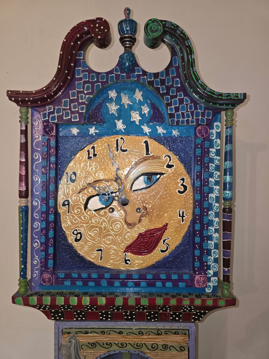 Hickory Dickey Dock Hand Painted Clock