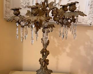 Lost Wax Cast Bronze Candelabras