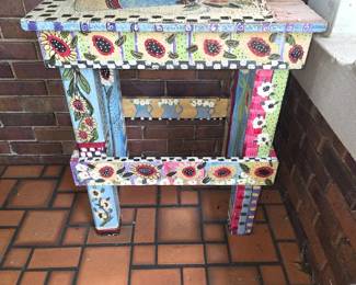 Quirky Hand Painted Table