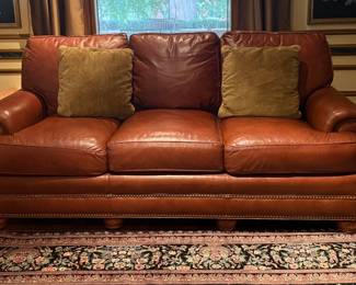 Robb & Stuckey Leather Couch