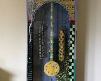 Hickory Hickory Dock Hand Painted Clock
