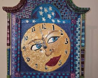 Hickory Dickey Dock Hand Painted Clock