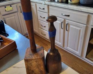 VINTAGE WOOD MALLETS