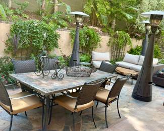 OK BACK TO THE BACK YARD - FABULOUS PATIO SETS